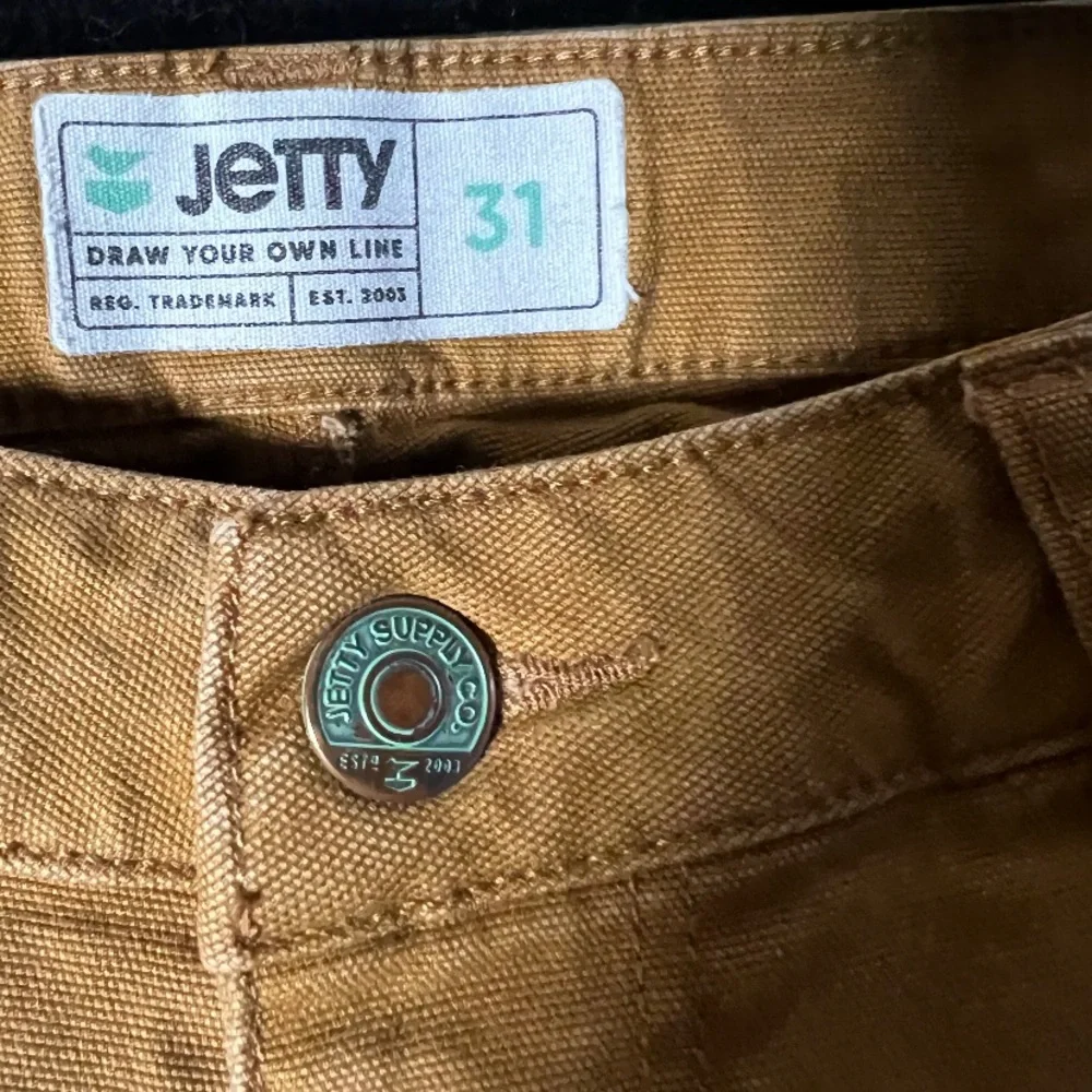 Jetty Khaki Canvas Pants Men's Size 31 Modern Stretch Surf Outdoors